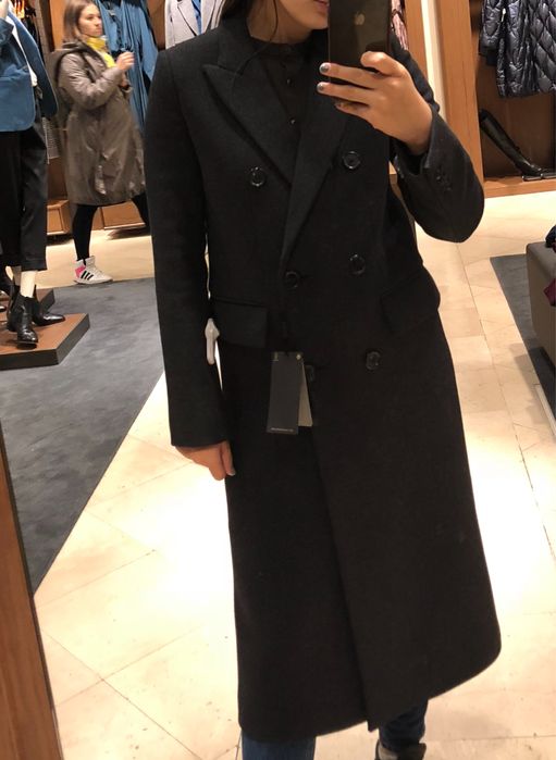 Пальто massimo dutti шерсть