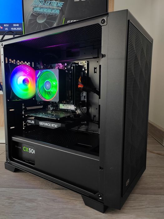 Pc gaming nou garantie wifi 32gb ram rtx 3050 8g ryzen 5500 ssd 1tb