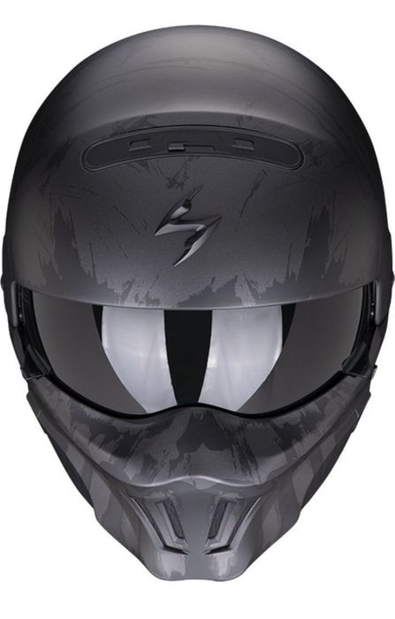 Scorpion ExoCasca Moto Open Face Exo-Combat Evo Marauder Matt Black