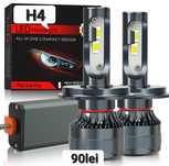 Becuri LED H4 Canbus 30000LM set 2buc