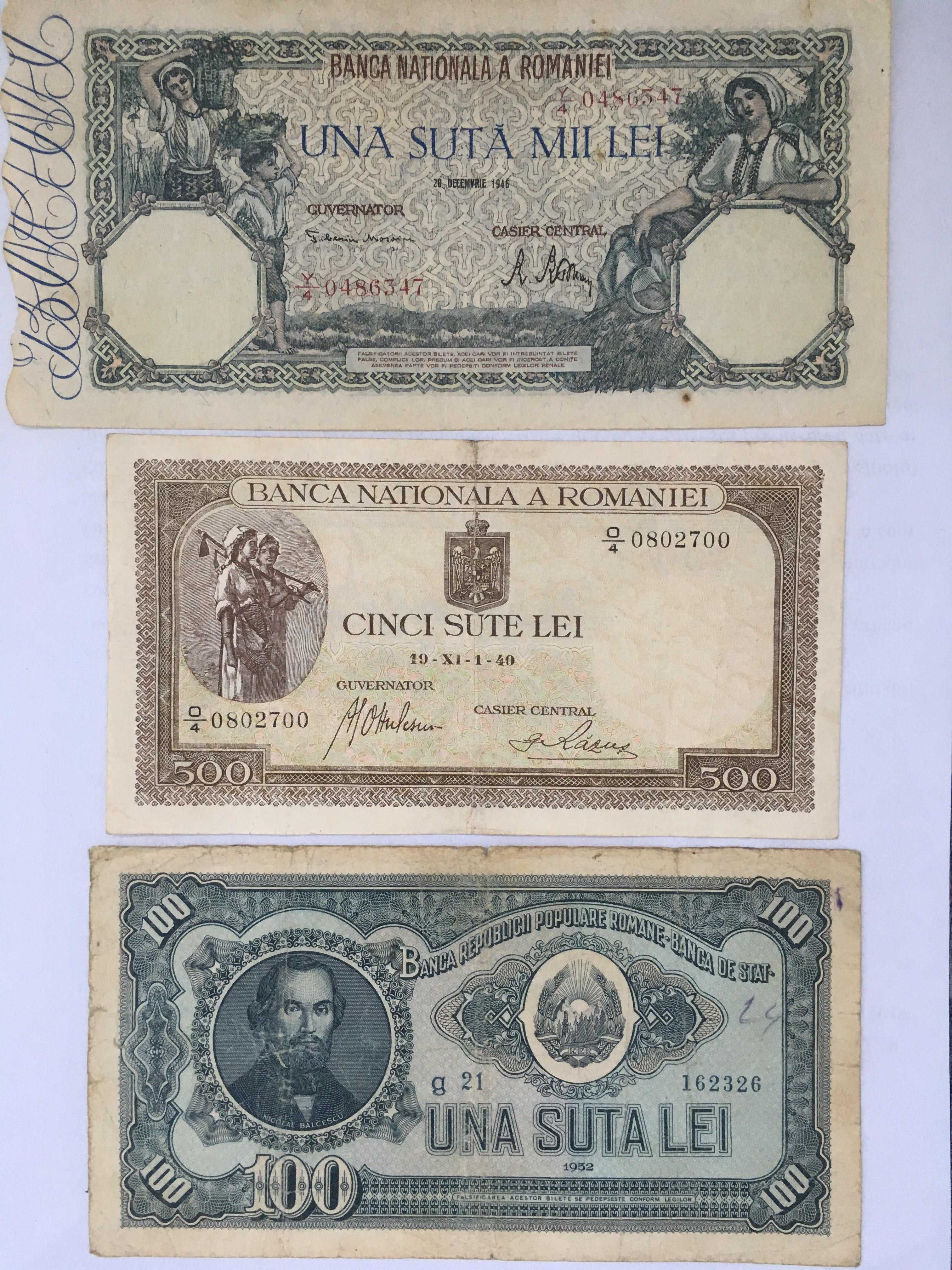 Numismatica- bancnote si monede vechi