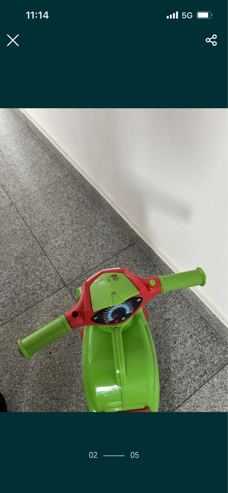 Motocicleta Racing copii din plastic cu sunete si lumini