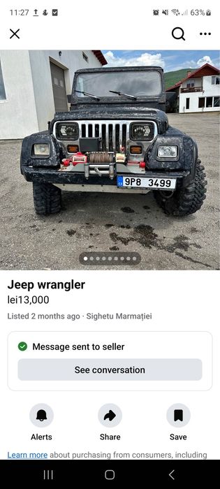 Jeep Wrangel 4.0 benzina