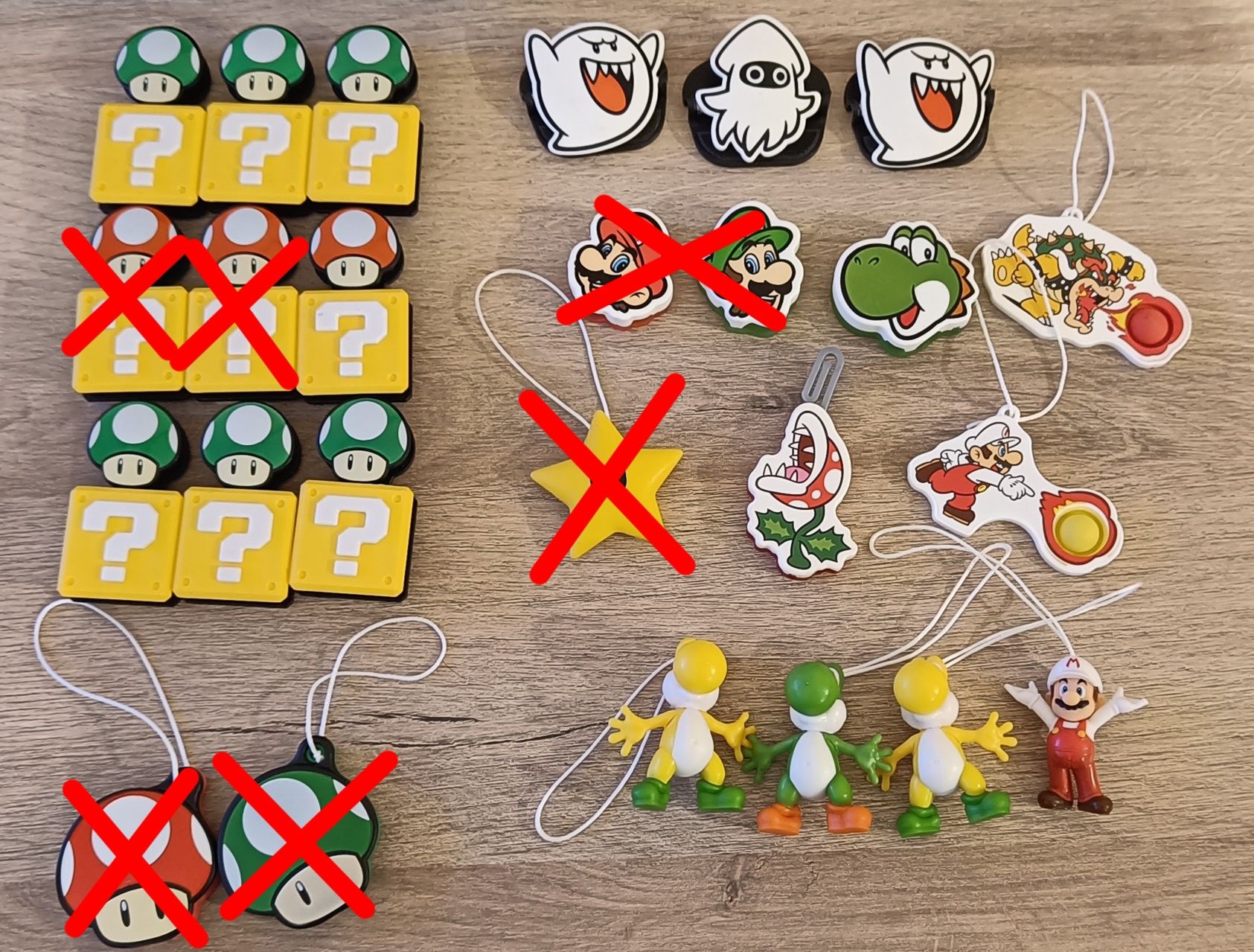 Продавам повторки - Super Mario , Kinder , Jada, ленивци, Harry Potter