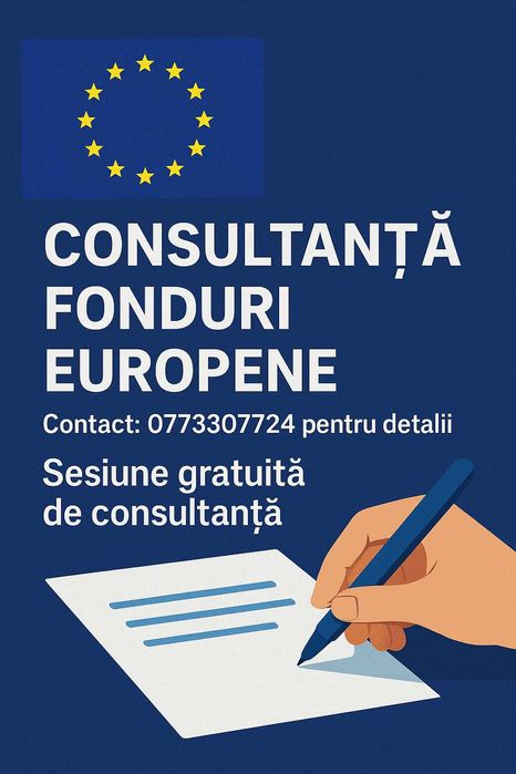 Consultanta Profesionala Fonuduri Europene-Finantari Nerambursabile