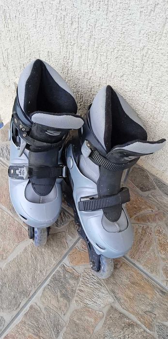 Patine cu rotile reglabilă pentru juniori, 20-24 cm, mărimi 32-38