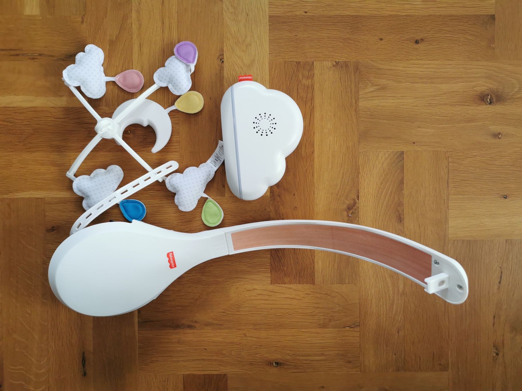 Музикална въртележка за бебешко легло - Fisher Price облачета