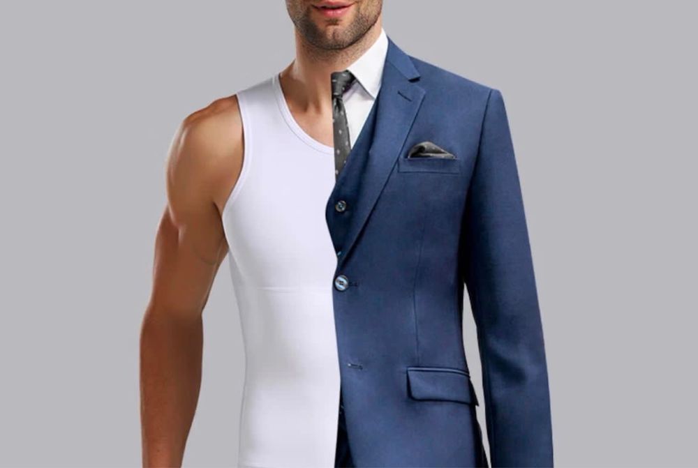 Майка утягивающая мужская