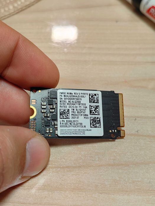 SSD M2 2242 Samsung Original 256Gb(gen3)