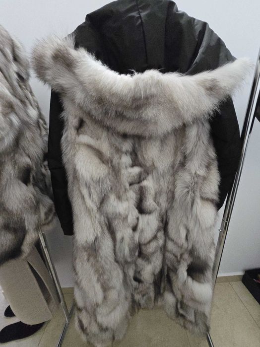 Blana naturala ,doua fetze,  XS/S impecabila, Carolina Design