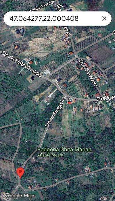 Vand Teren Oradea zona Podgoria pentru construit Cabana sau Anexa