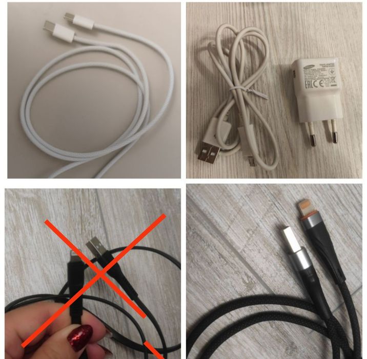Зарядка от Samsung Зарядное устройство Самсунг iPhone usb Lightning