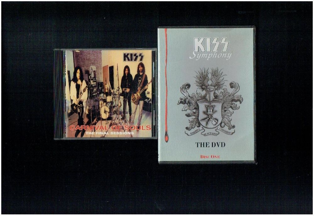 KISS -колекция аудио дискове и DVD video