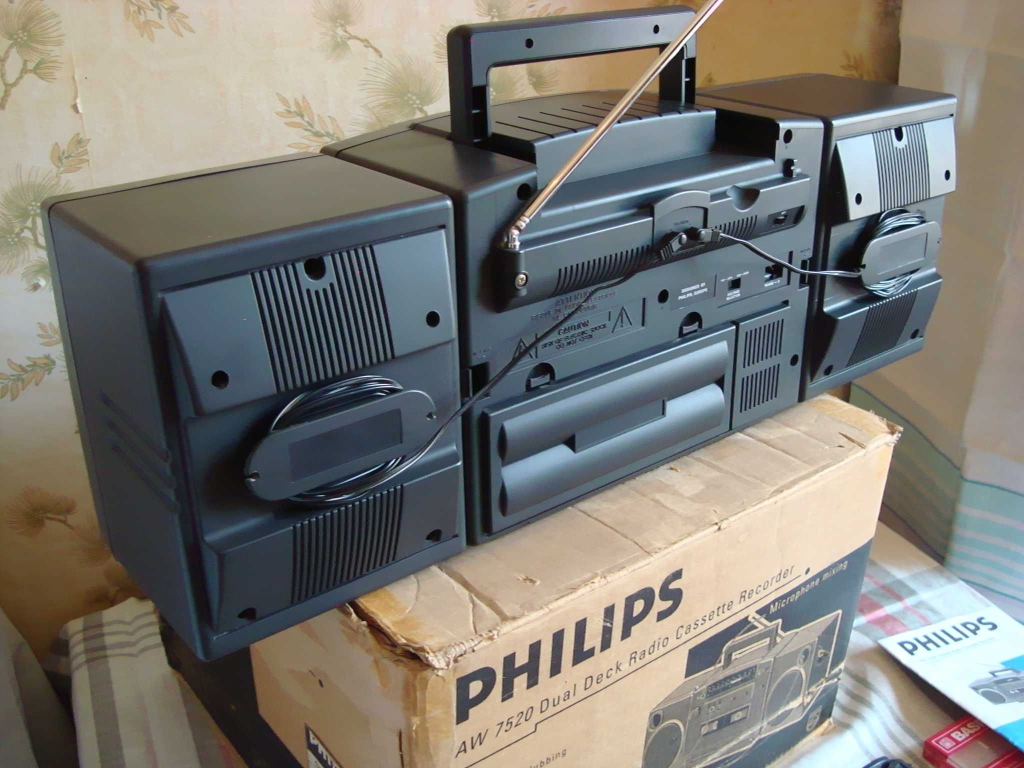 PHILIPS AW-7520/01. 1992 год. Магнитола.