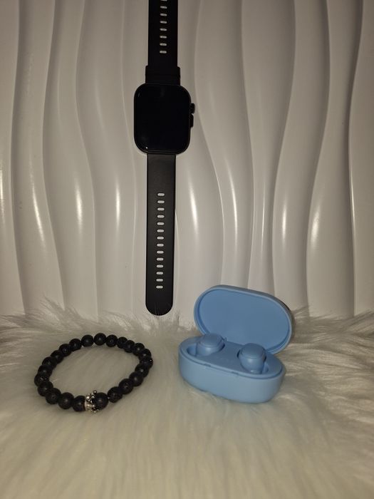 Смарт часовници подърък безжични слушалки и гривна
