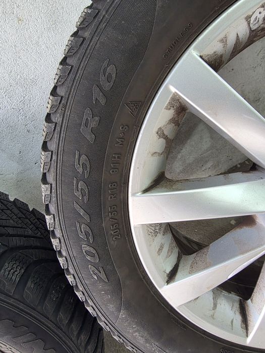 4 броя Джанти с гуми 16 цола Skoda Kamiq Scala