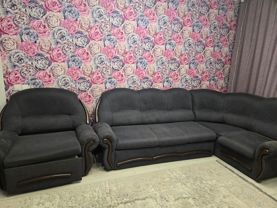 Диван и кресло раскладное