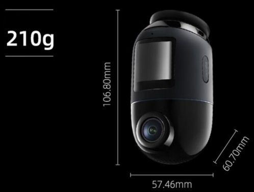 Видеорегистратор 70mai X800+задняя камера RC14, запечатанный