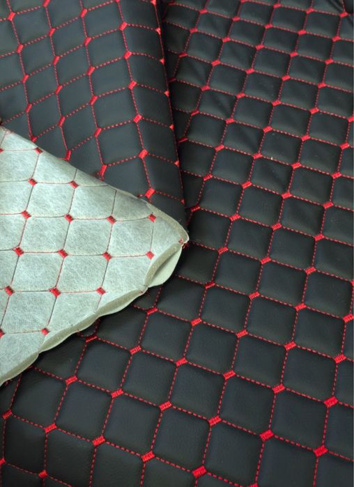 Imitatie Piele Matlasata Pe Suport De Burete Tapiterie Auto