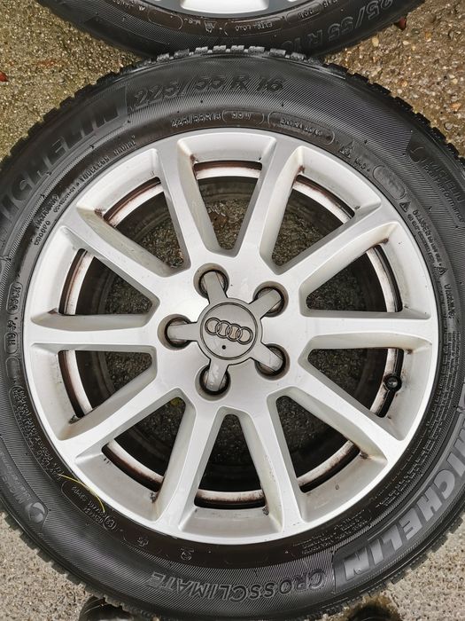 Jante roti 225 55 16 iarna Michelin M+S Audi B8.5 B8
