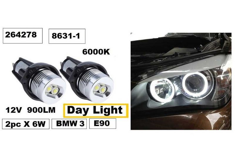 LED крушки за ангелски очи к-т BMW Е90