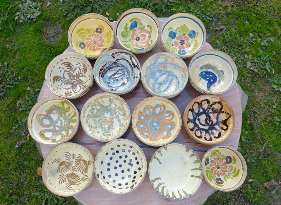 Set 21 castroane din ceramică