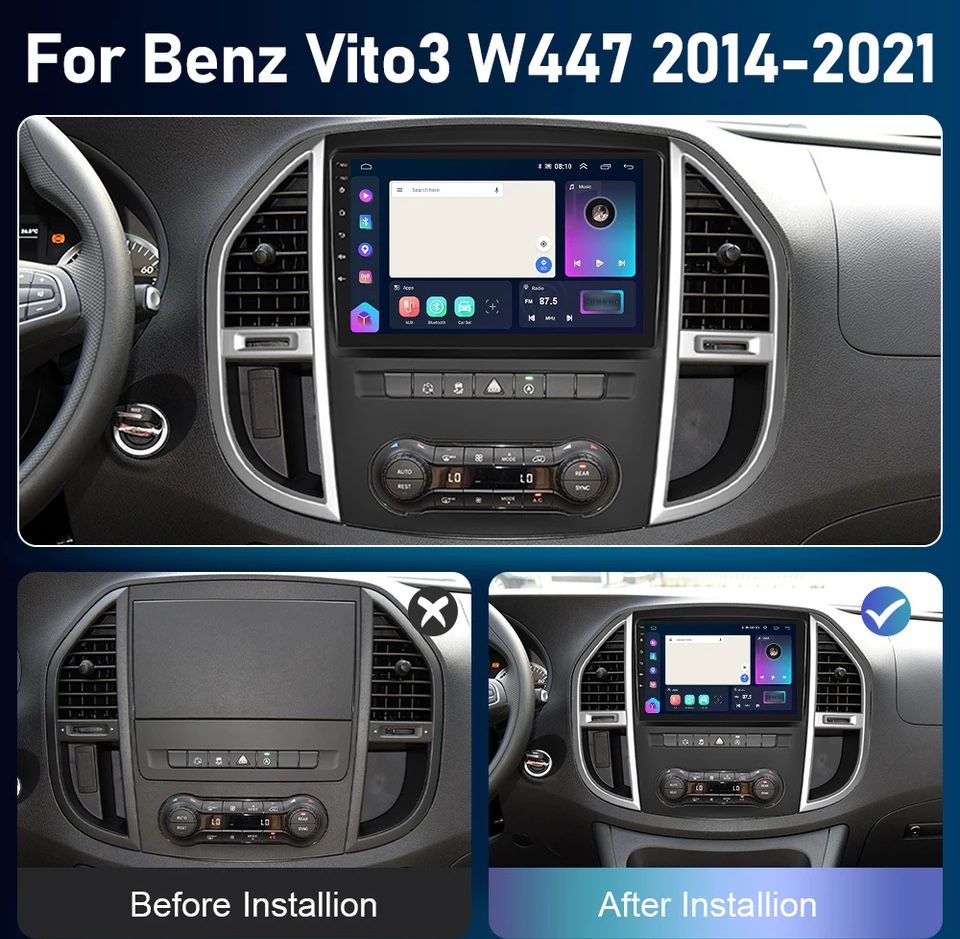 Специална навигация мултимея Mercedes Vito w447 2016-