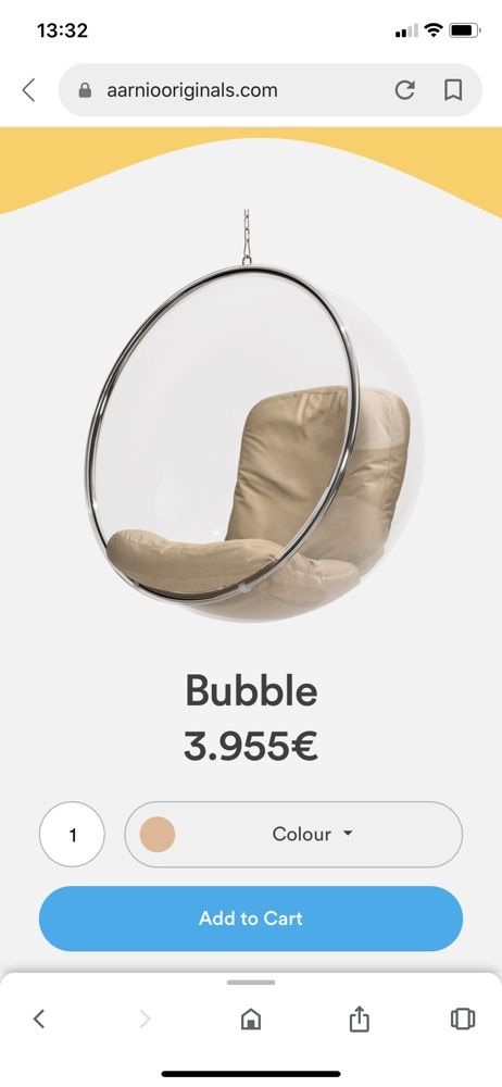 Bubble chair стол балон eero aarnio стол за градина