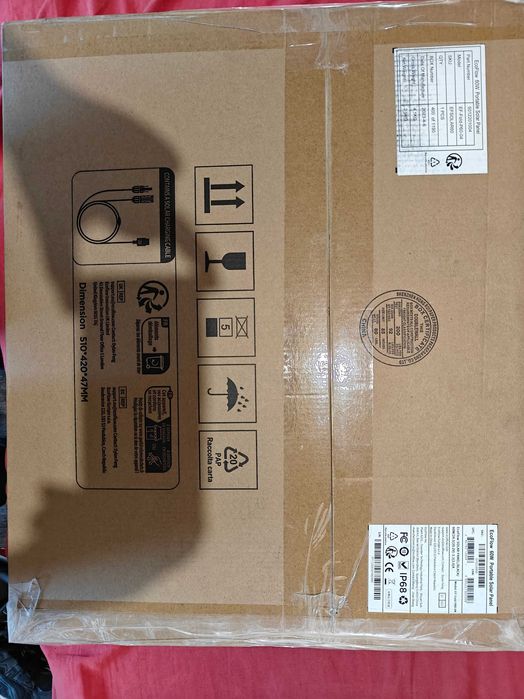 Преносим соларен панел EcoFlow, Сгъваем, 60W, IP68