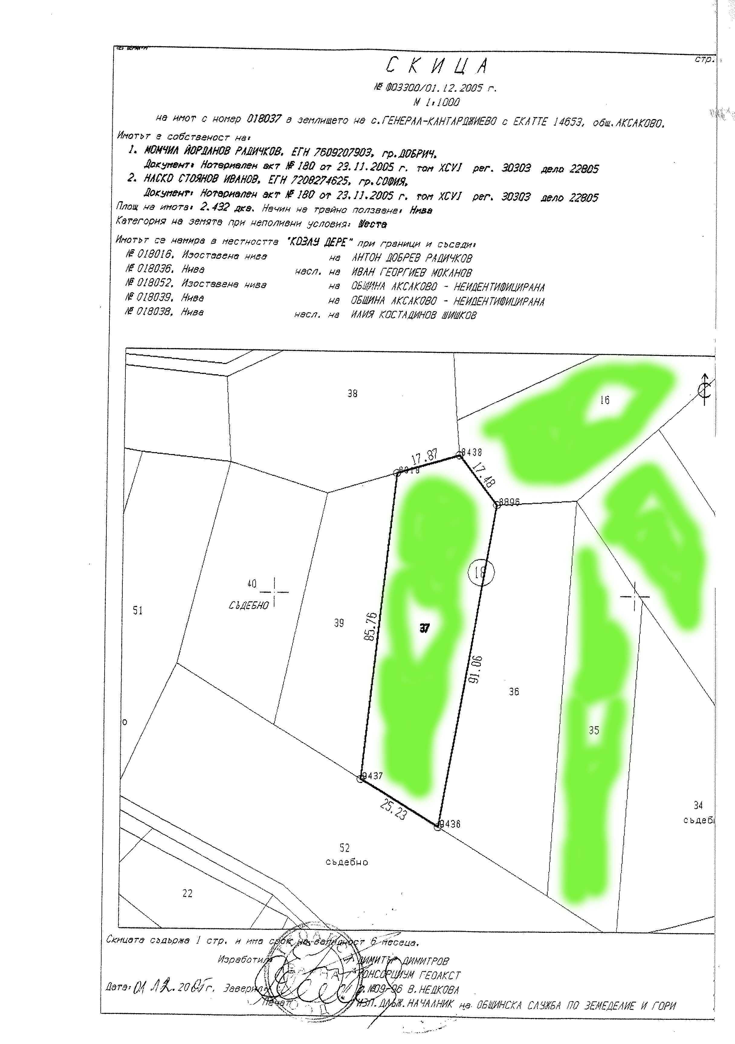 Парцел за продажба