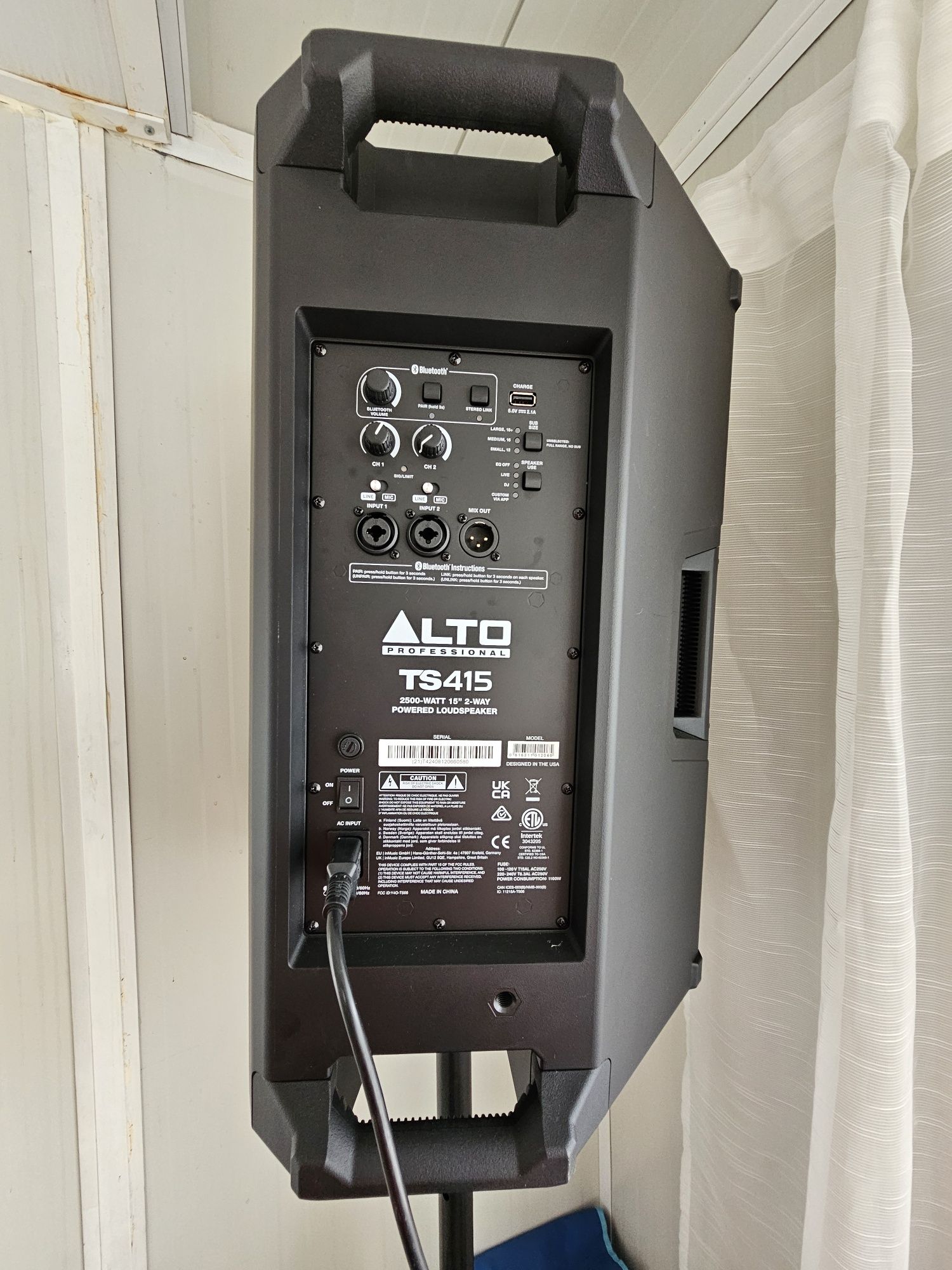 Активни колони  Alto TS415, Bluetooth, нови, в гаранция