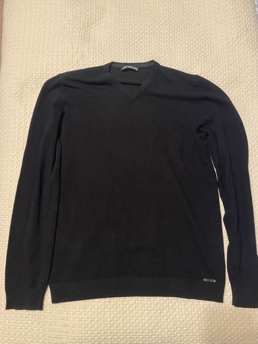 Джемпер чёрный стильный!