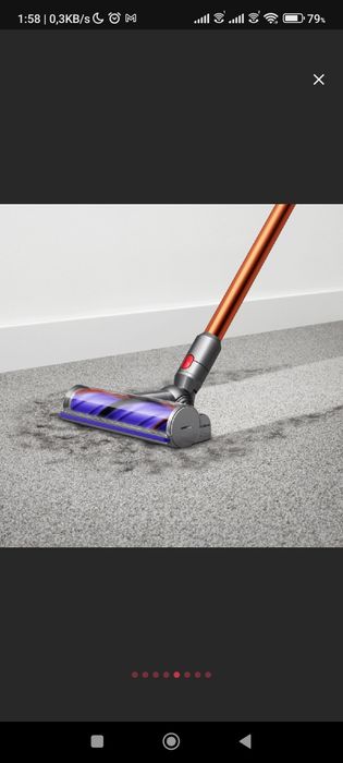 DYSON-V10-AbsoluteAspiratorVertical, 0.76l, original, in garantie.