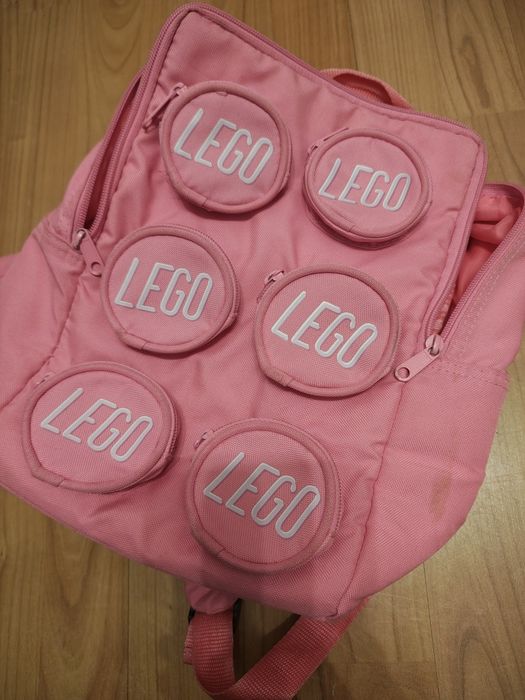 Rucsac Lego roz pentru fete
