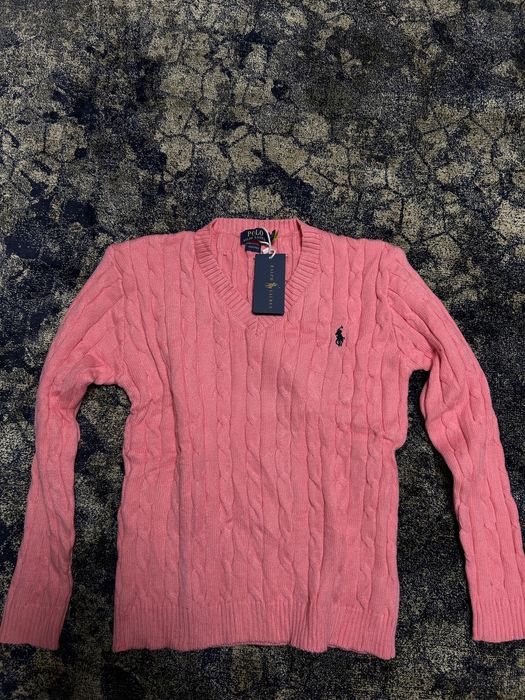 Pulover tricotat Polo Ralph Lauren M roz