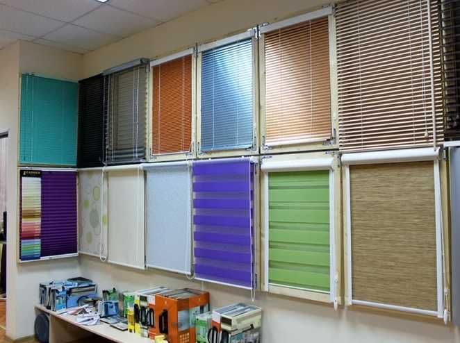 Жалюзи вертикальные, горизонтальные. Ролл-шторы, день-ночь, блэкаут