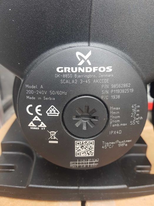 Pompă grundfos scala 2