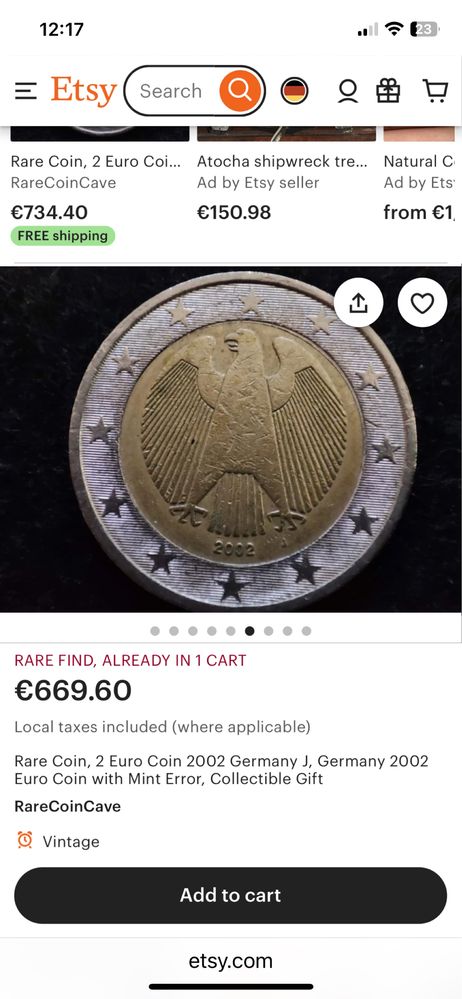 vand 2 euro 2002 litera J