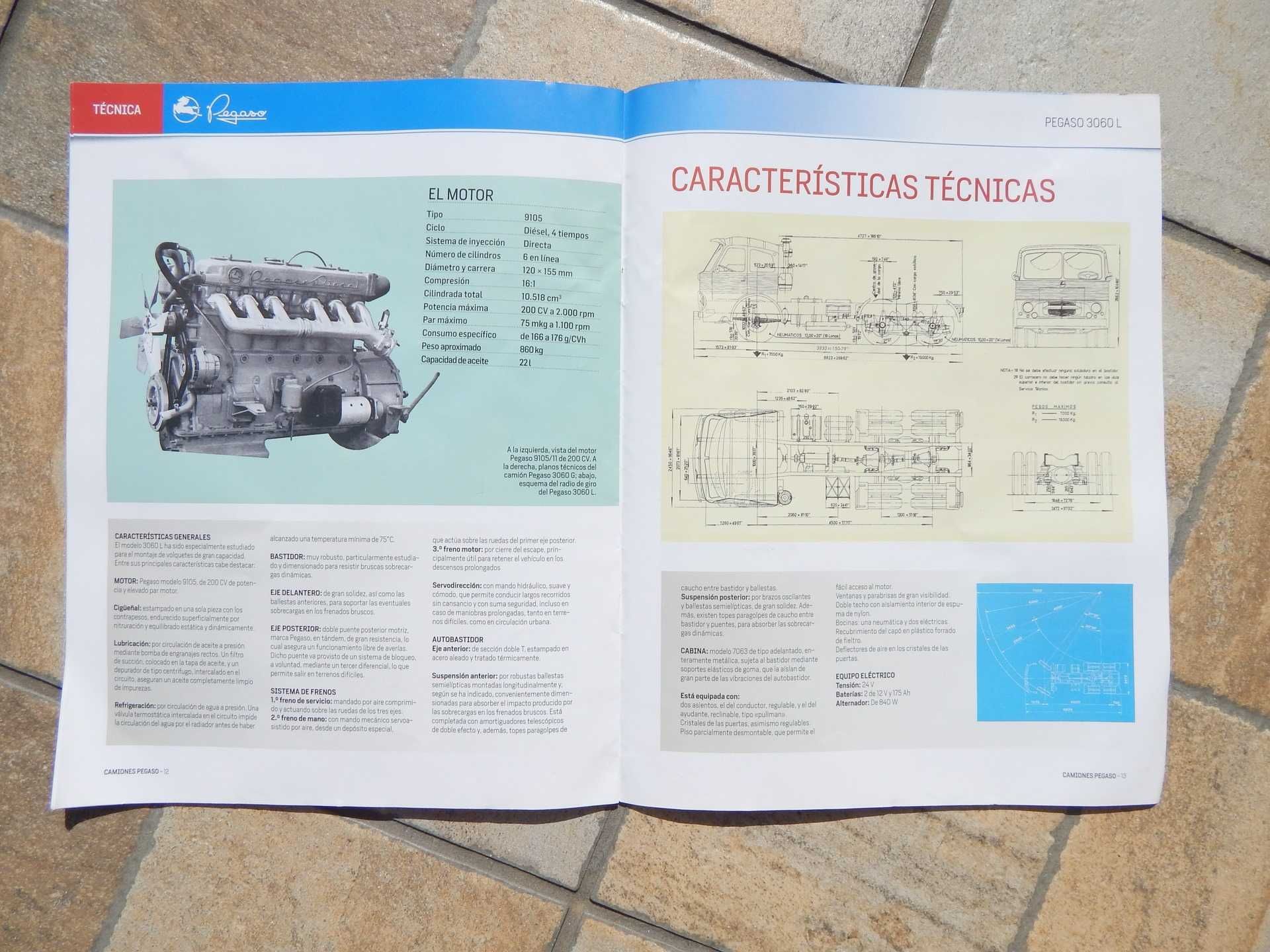 Revista prezentare automacara Pegaso 3060 L Caldereria Iberica 1967