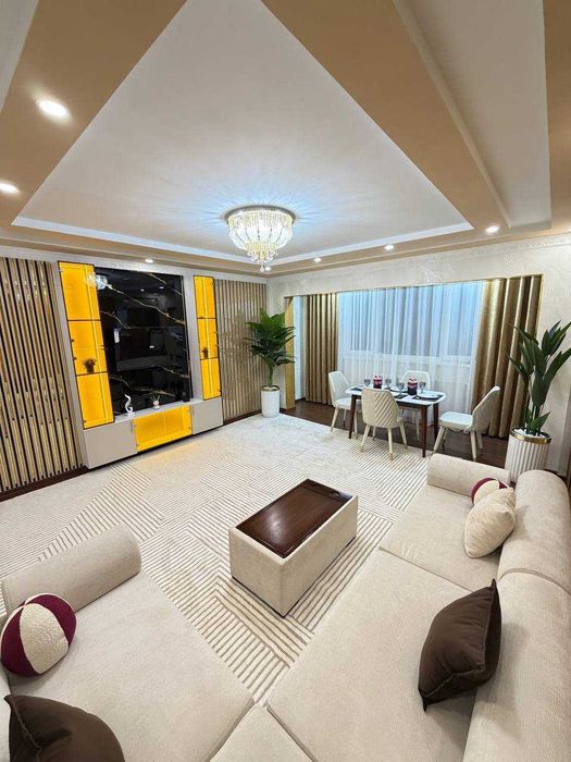 ;Chilonzor‼️3xona yevro tamirlangan 71m2 mebel va texnikalari 12daha