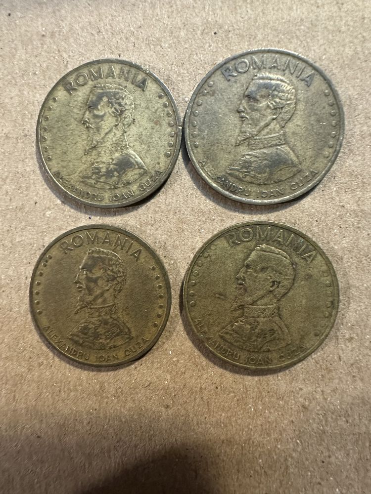 Moneda 50 lei 1991, 1992, 1993, 1994