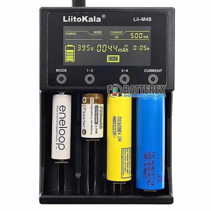измеритель емкости/ зарядник аккумуляторов Lii- m4s