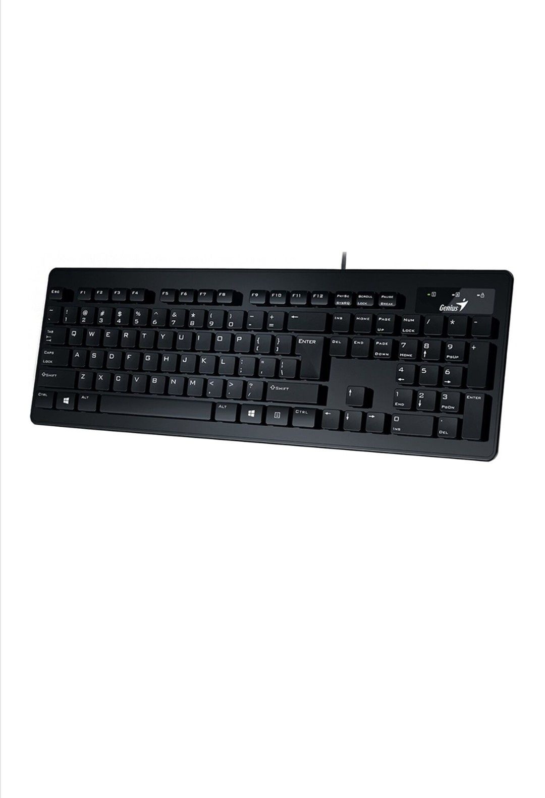 Tastatura Genius SlimStar 130, USB, Negru( 11 bucăți)