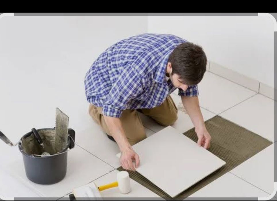 Кафельные работы, отделочные работы