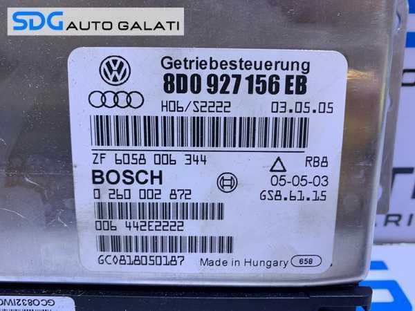 Calculator Cutie Viteze Automata in 5 Trepte Skoda Superb 1 2.5 TDI V6 BDG 2002 - 2008 Cod 8D0927156EB 0260002872
