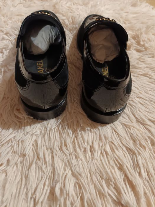 Chanel ест.кожа  обувки