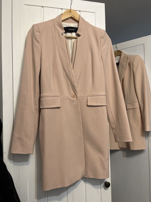 Sacou Zara S roz pudra