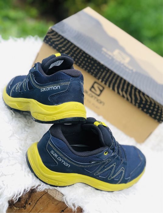 Bocanci baiat SALOMON-marimea 37,inter23,5,cm,imperm,nu  PIELE GEOX