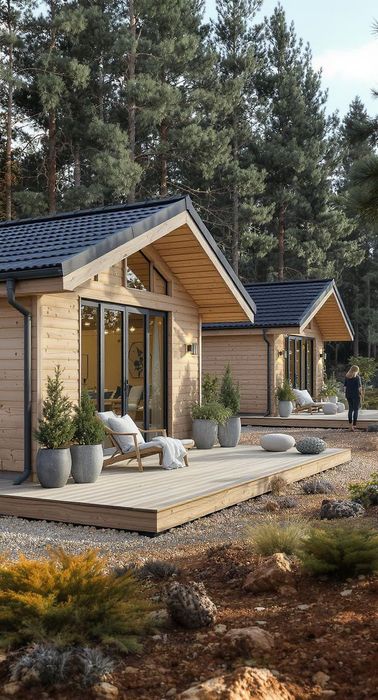 Vand și confecționez cabane din lemn de ce  mai buna calitate