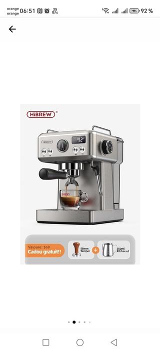 Espressor cafea Hibrew h10a
